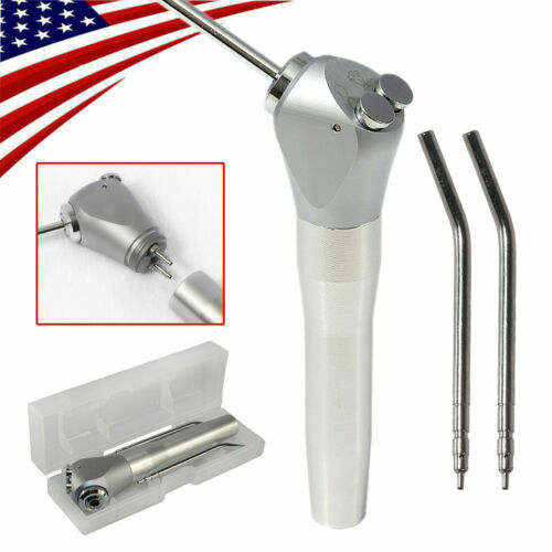 Dental 3 Way Air Water Spray Triple Syringe Handpiece w/ 2 Nozzles Tips Tubes CE