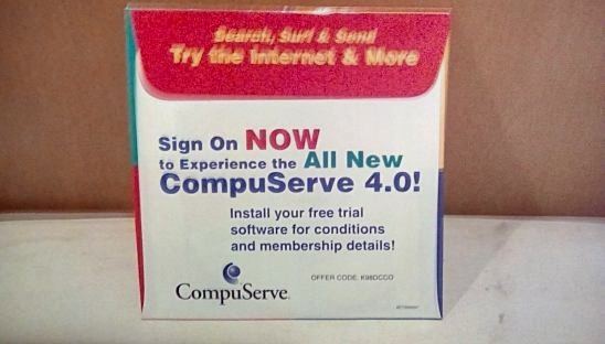 *SEALED* 1998 COMPUSERVE ONLINE INTERNET ACCESS SOFTWARE CD ROM - VERSION 4.0