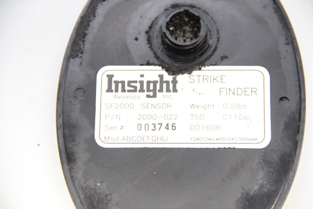 Insight SF2000 Strike Finder Antenna Sensor, P/N: 2000-022