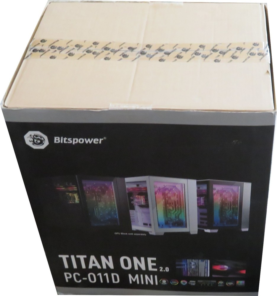 Bitspower Titan One Mini 2.0 Tempered Glass microATX Mini Tower Computer Case