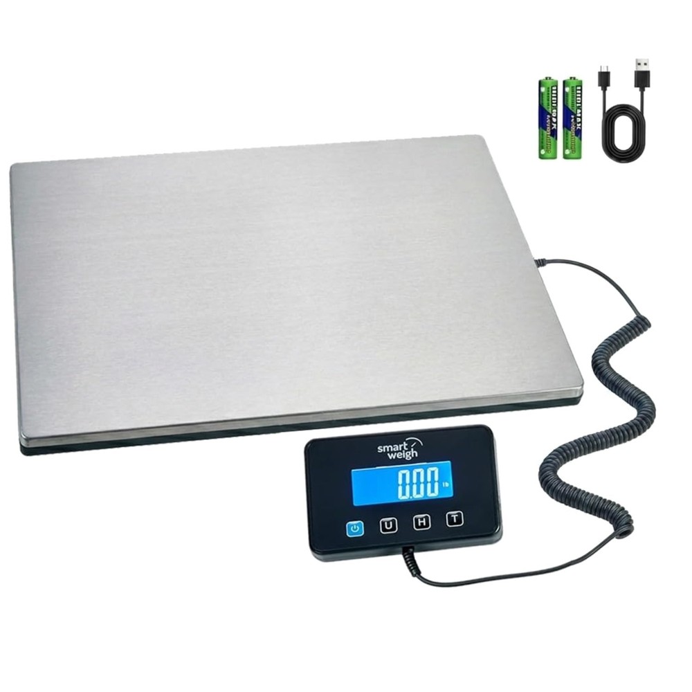 Digital Shipping Scale, Hold & Tare Function, 440 lb