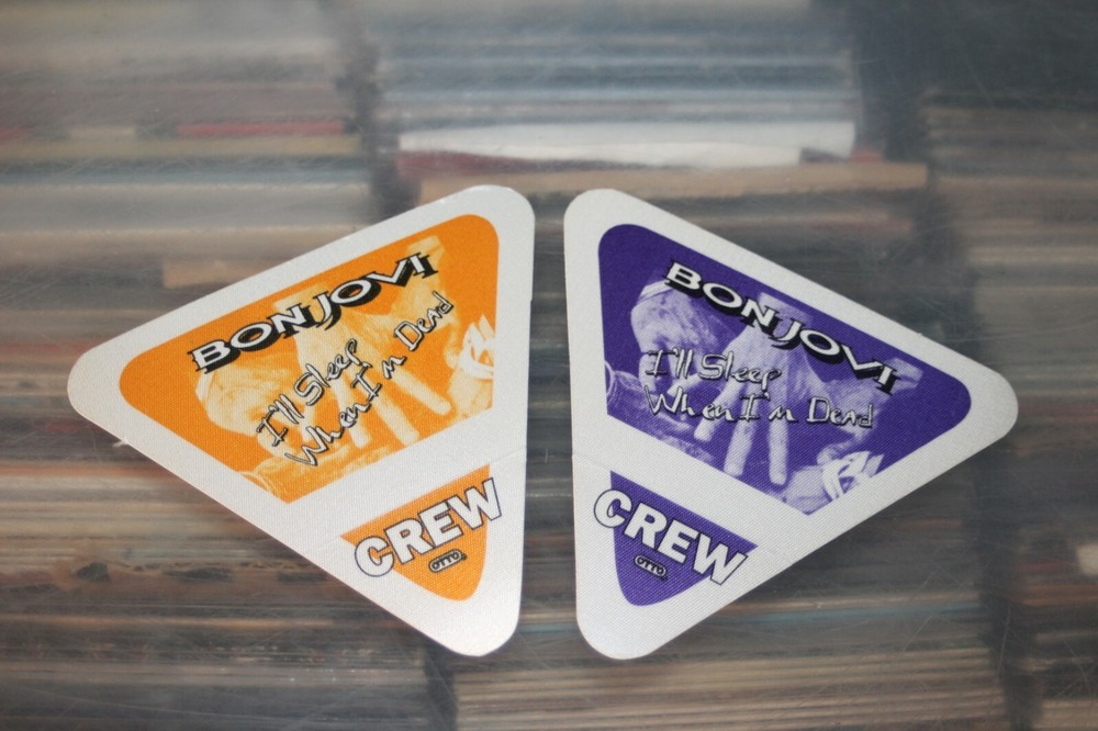 Bon Jovi - 2x unused Backstage Pass -  FREE POSTAGE - Lot#02