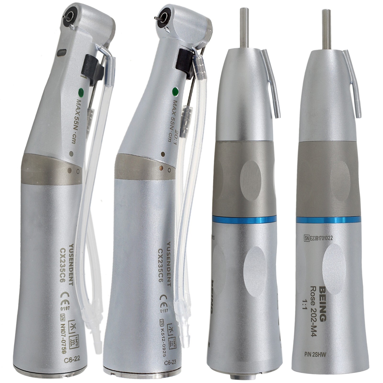 COXO Dental 20:1 Implant Surgical Handpiece Contra Angle Straight Fiber Optic