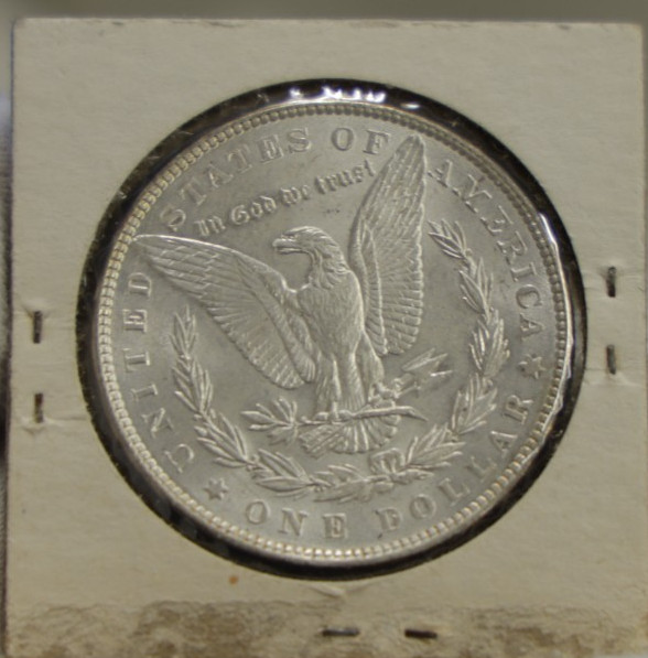 1886 US Morgan Silver Dollar $1 Nice AU
