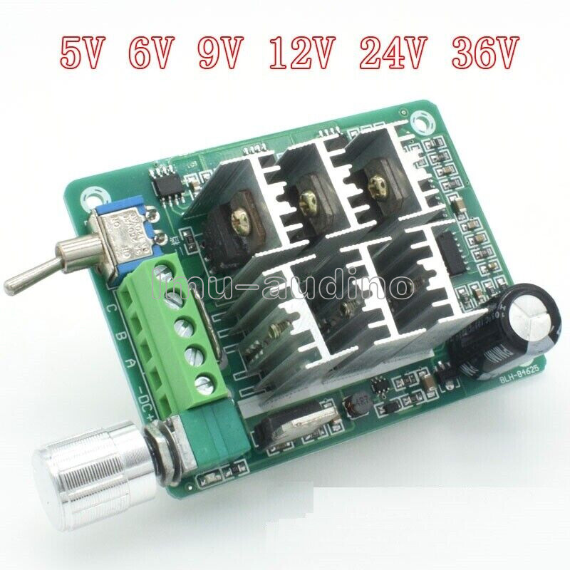 DC 5-36V BLDC 15A 3-Phase Brushless Sensorless Fan Drive Motor Speed Controller