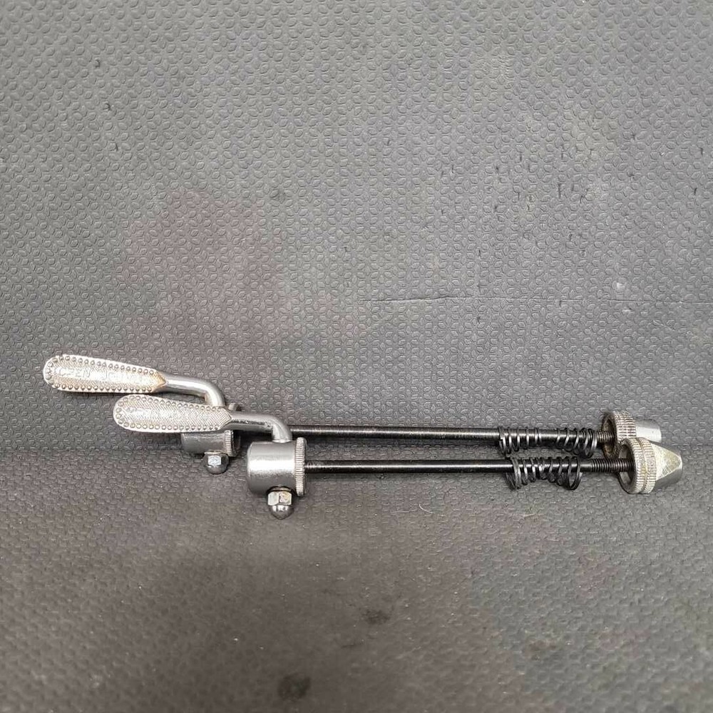 JOU YU Skewer Set Front & Back Silver 100 mm 125 mm QR Quick Release