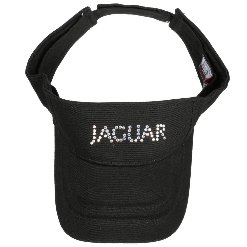 Black Jaguar Strapped Visor