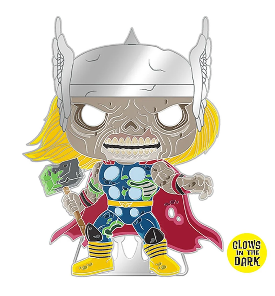 Funko Pop! Pin Zombie Thor #31 Marvel Disney+ GiTD Enamel Large