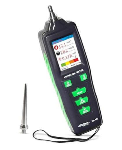 Digital Vibration Meter – VM-422 Industrial Vibrometer Vm-422 Built-in Sensor