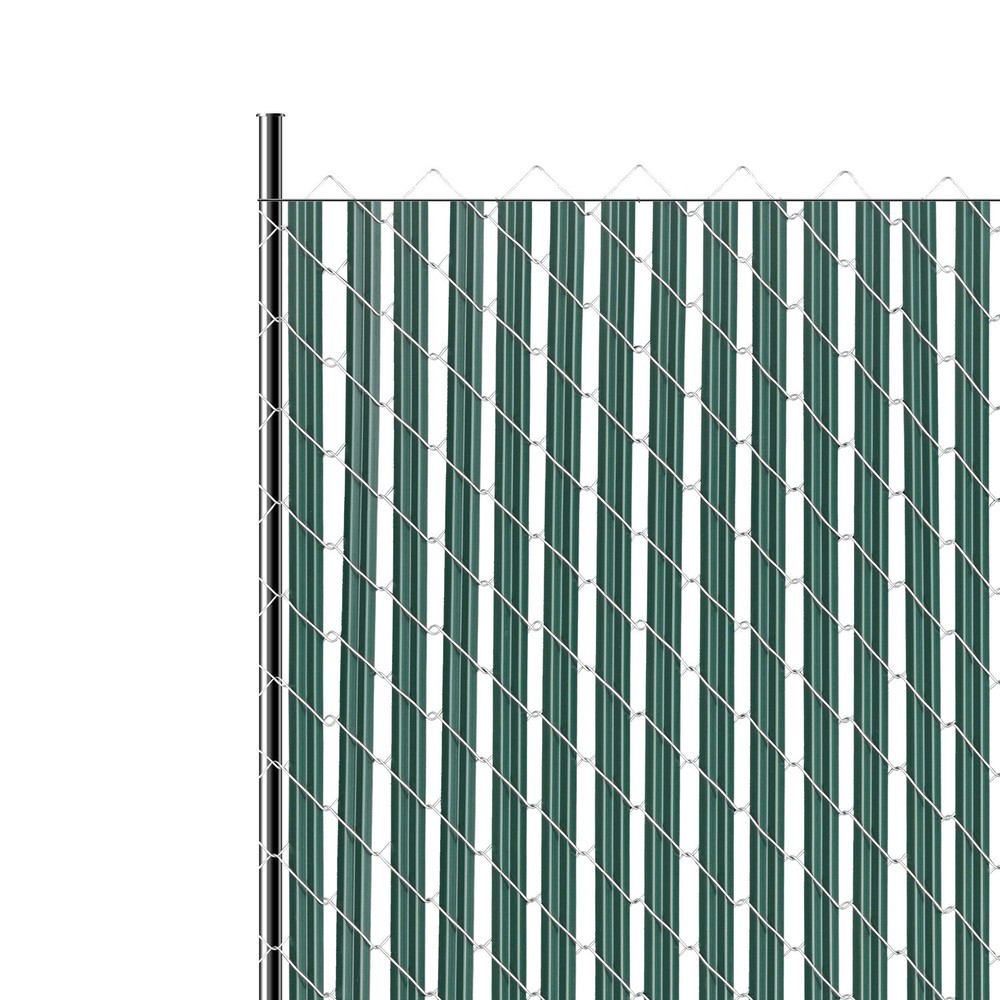 Privacy Slats W/ Bottom Lock Single-Wall Vertical Slats Chain-Link Enclosure
