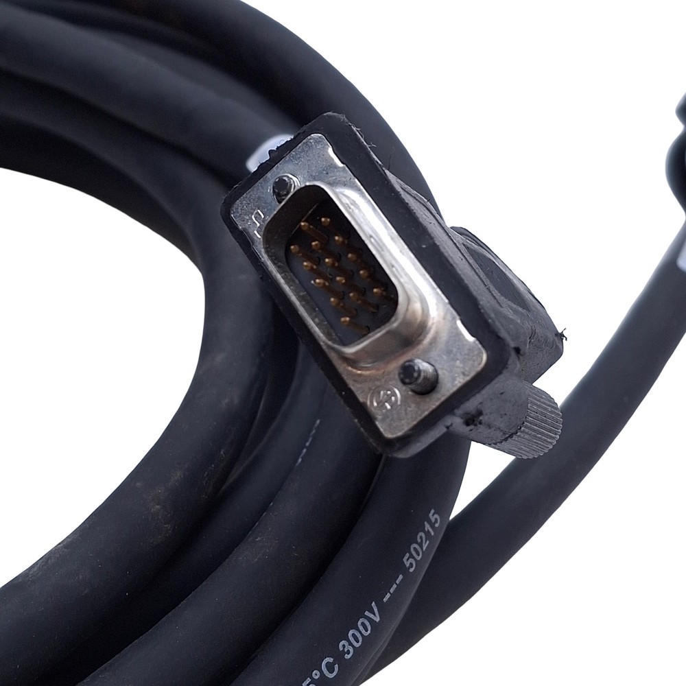 Allen Bradley 2090-CFBM6DD-CCAA05 Kinetix Motor Encoder Feedback Cable DB-15, 5m