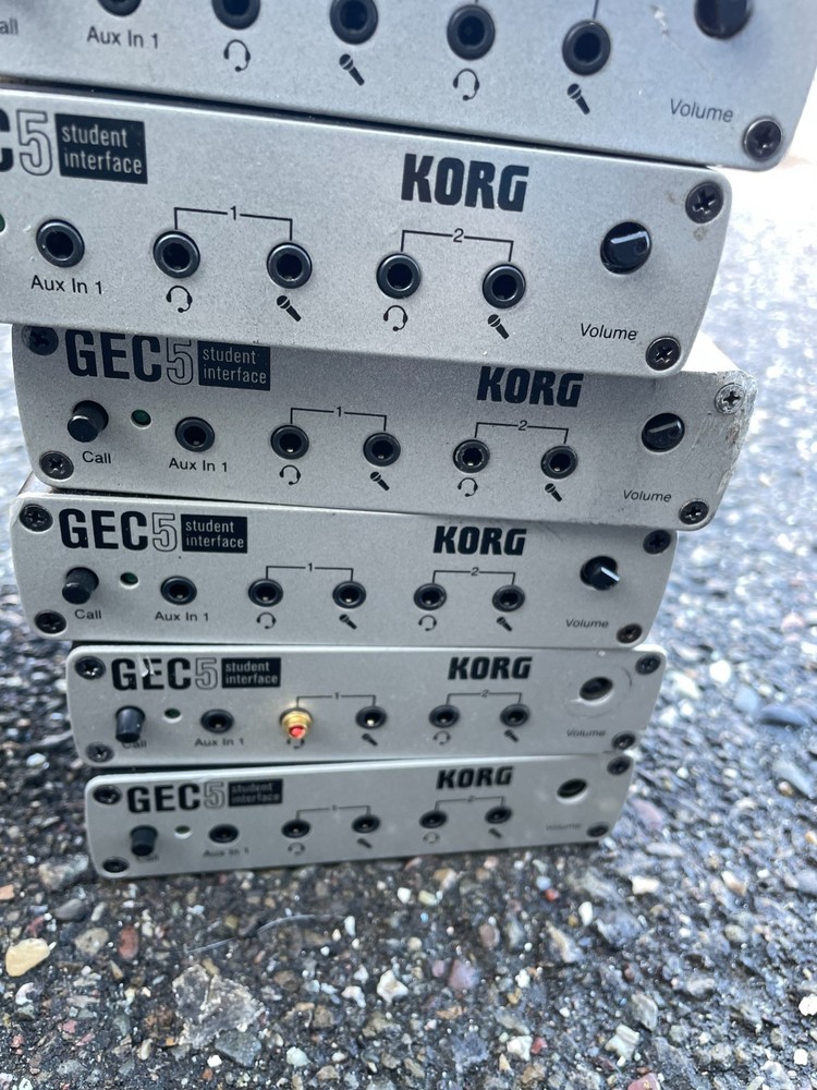 Mixed Lot - KORG GEC5 Group Education Controller, Some working, some not