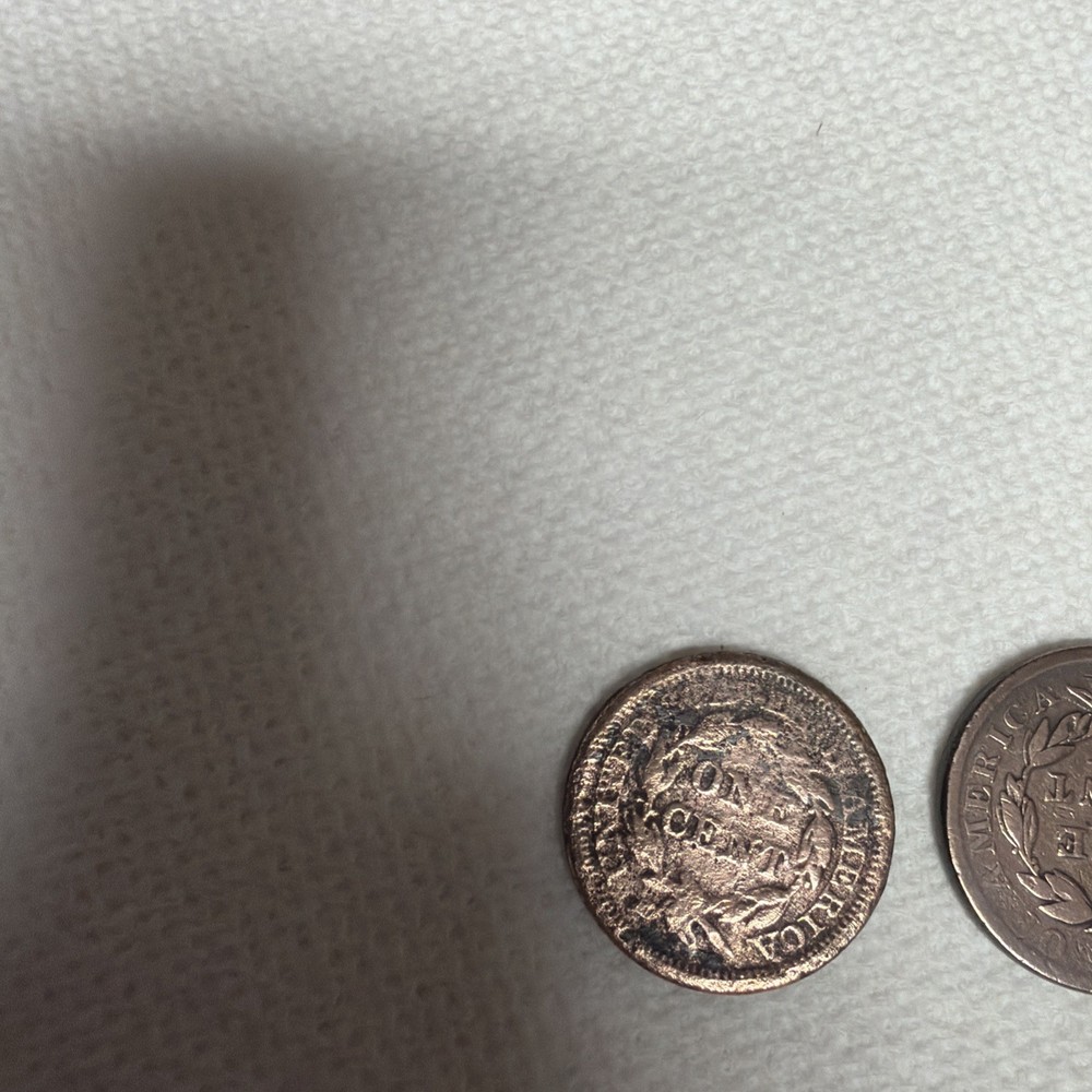 1841 Braided Hair Large Cent - As Shown!+ Unknown Date