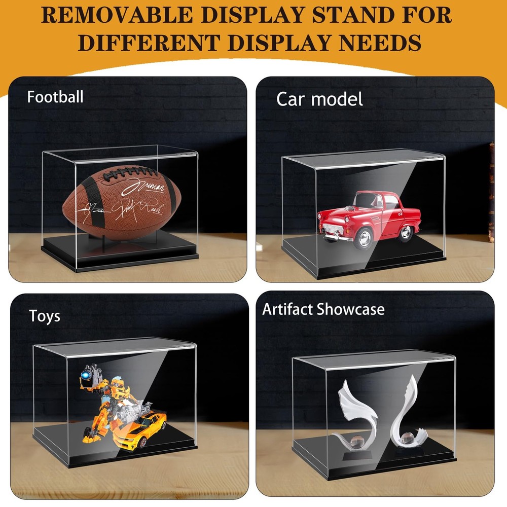 Football Display Case, Acrylic Case Clear