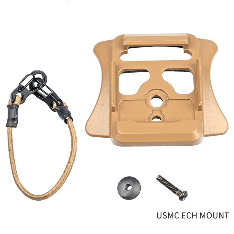 Tactical USMC Night Vision Mounting Base Alloy ECH Helmet Mount