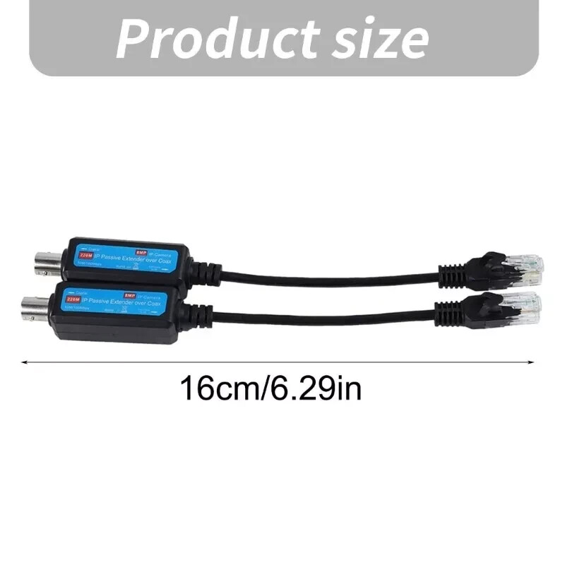 1CH Passive IP Camera Video Extender Over Coax Coaxial Cable converter
