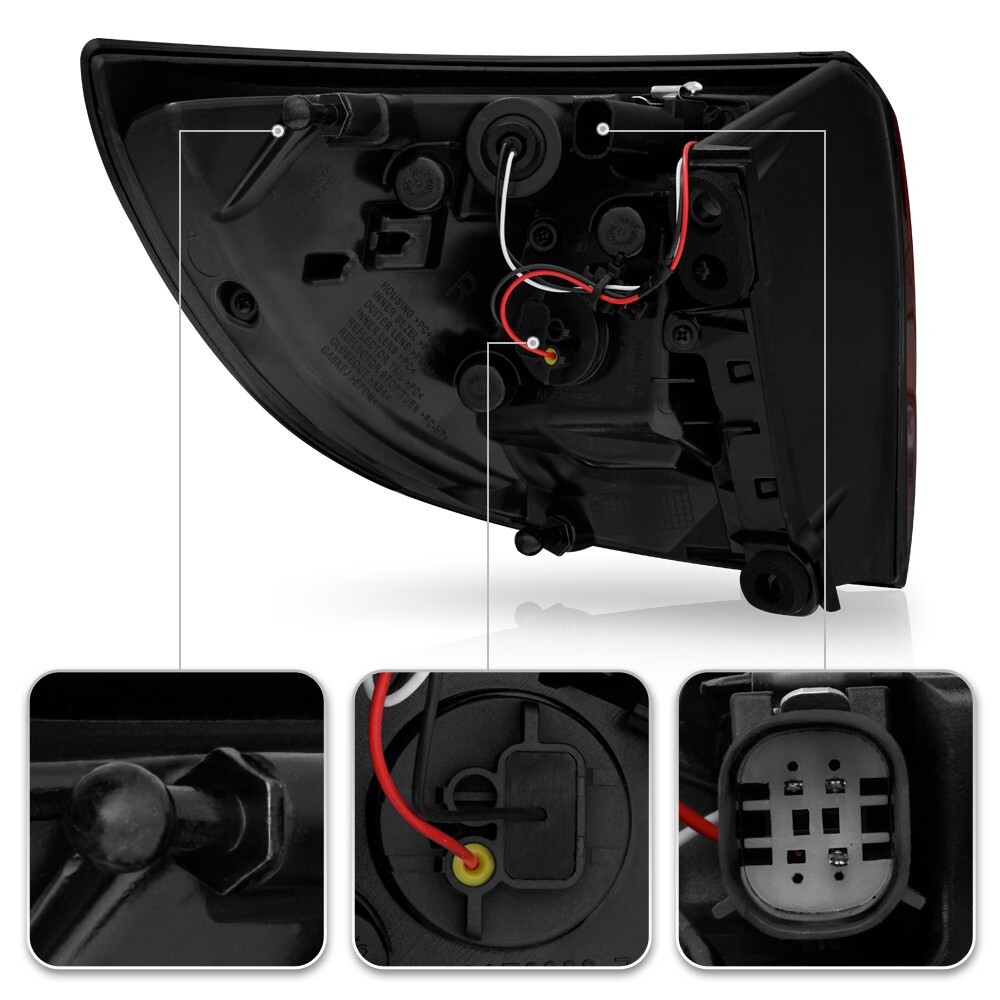 Tail Light Fit For 2017-2022 Chrysler Pacifica LED Right Passenger Side Outer