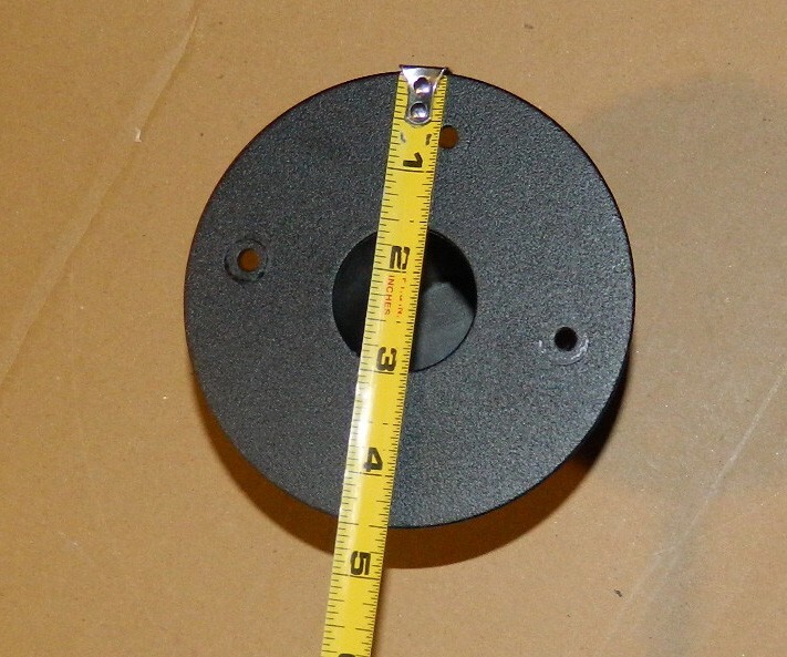 DJ Speaker Stand Top Hat ~ Metal ~ Pole Mount