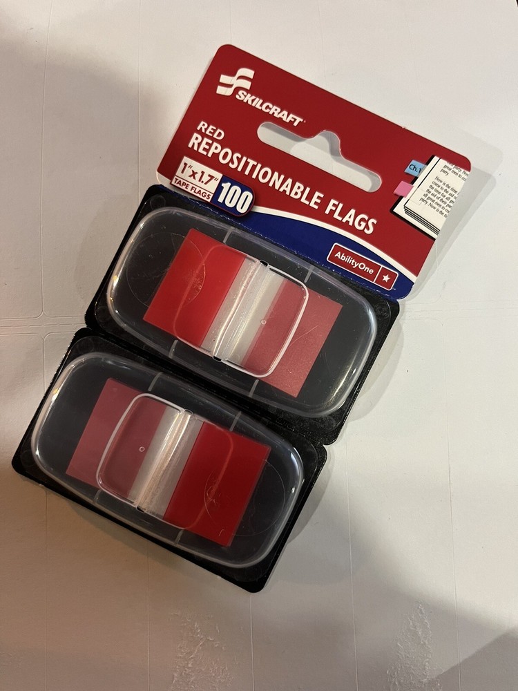 Red Repostionable Flags