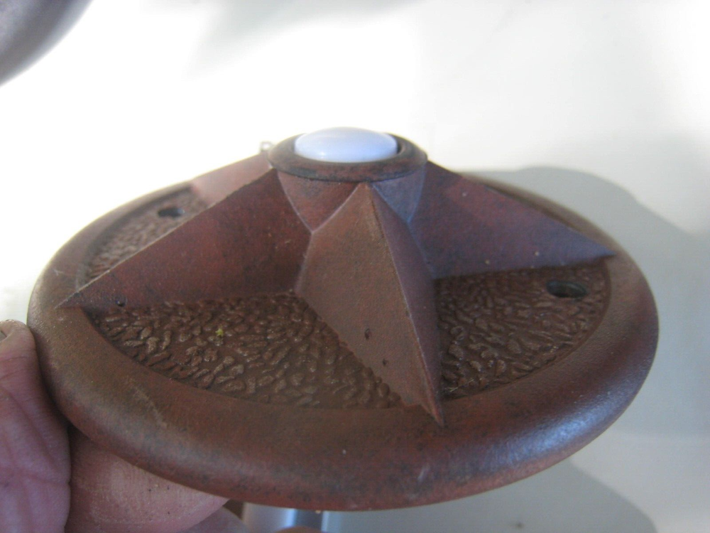 Craftmade PB3036-RI Surface Mount Lighted Doorbell Push Button RUSTIC IRON