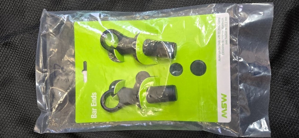 MSW Stub Bar Ends - Black