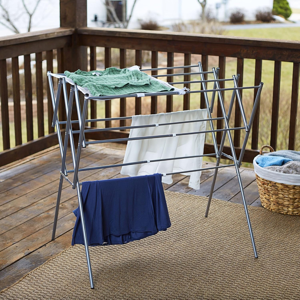 Clothes Drying Rack, Foldable, Expandable and Collapsible Laundry Drying Rack, S