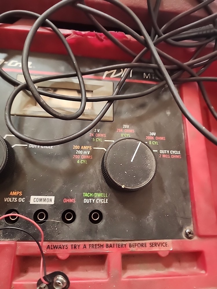 VTG Snap-On PDM MT500 Precision Diagnostics Meter Tach Dwell Engine