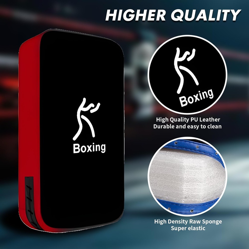 One Karate Taekwondo Boxing Kick Punch Adjustable Soft Shield Durable Trainin...