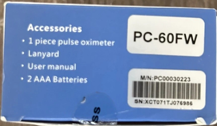 Oxysmart Fingertip Oximeter One Button Operation OLED Display Pulse Waveform