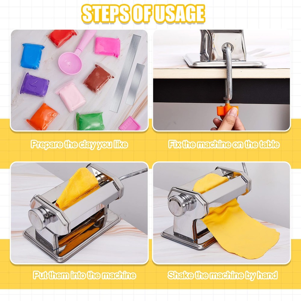 Amylove Polymer Clay Roller Machine Presser with Polymer...