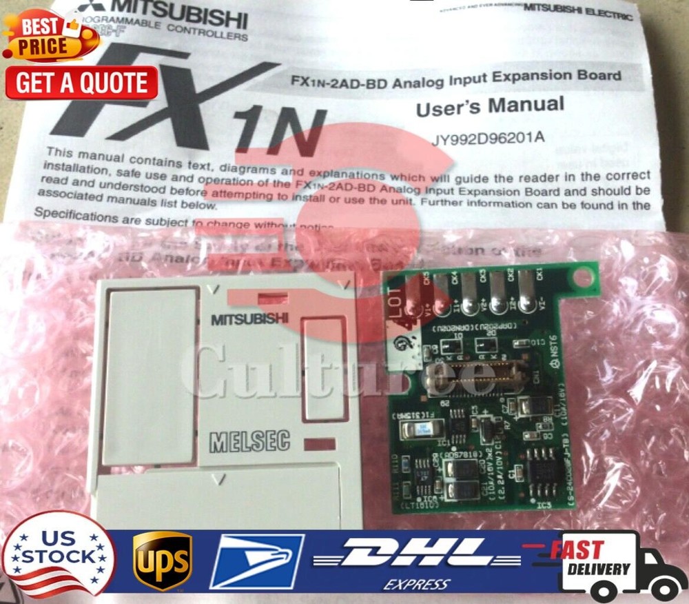 Mitsubishi FX1N-2AD-BD Analog Input Expansion Board