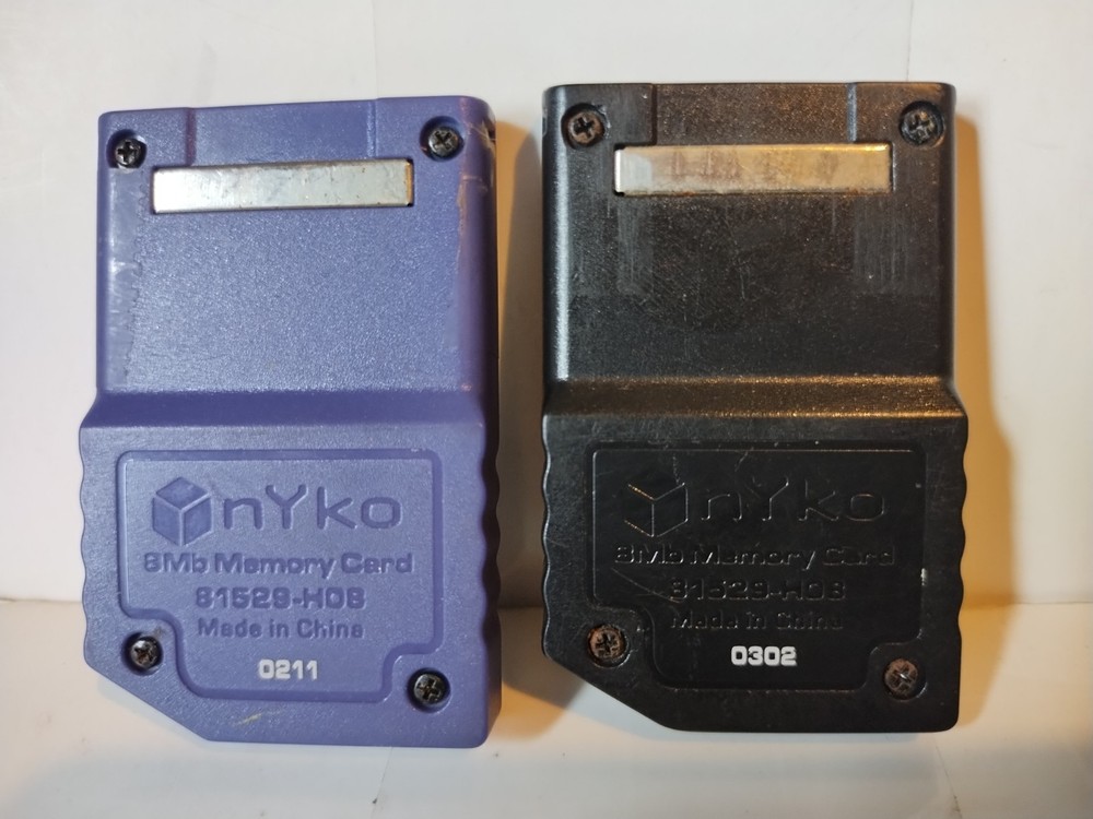 Nintendo GameCube Memory Cards