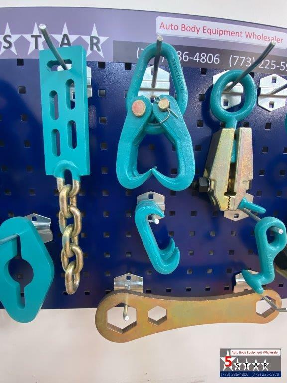 SET#40 - 13 PIECE SET HEAVY DUTY AUTO BODY FRAME MACHINE PULLING TOOLS CLAMPS