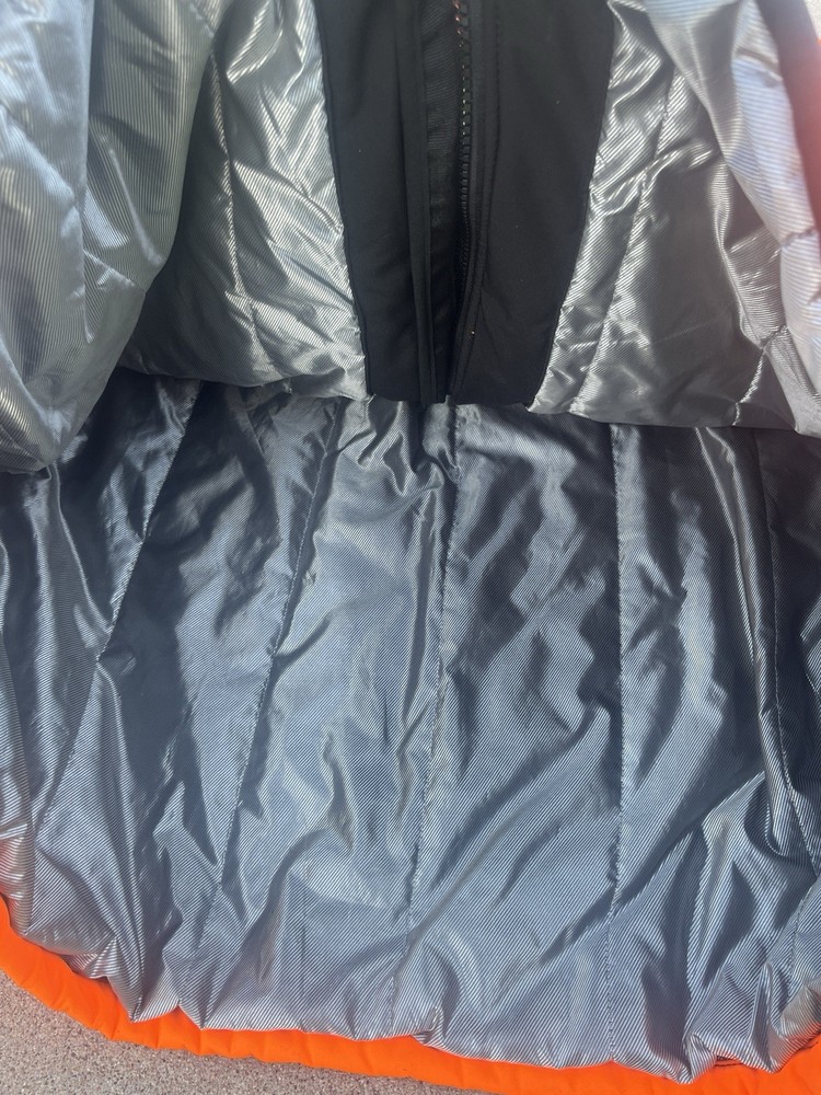 RefrigiWear HiVis Insulated Softshell Jacket High-Visibility Work Coat Orange