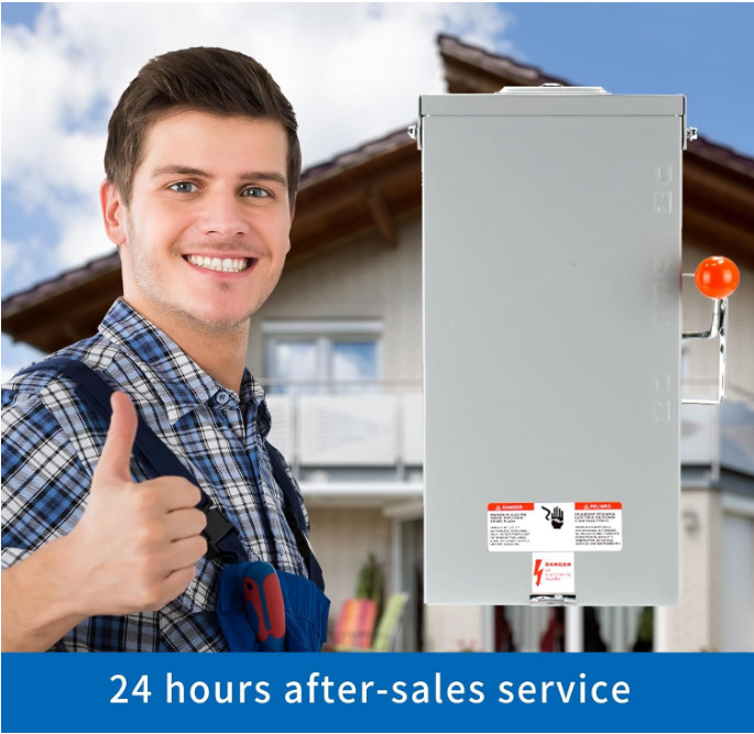 100A Generator Transfer Switch 24000W General-Duty Double-Throw Safety Stability