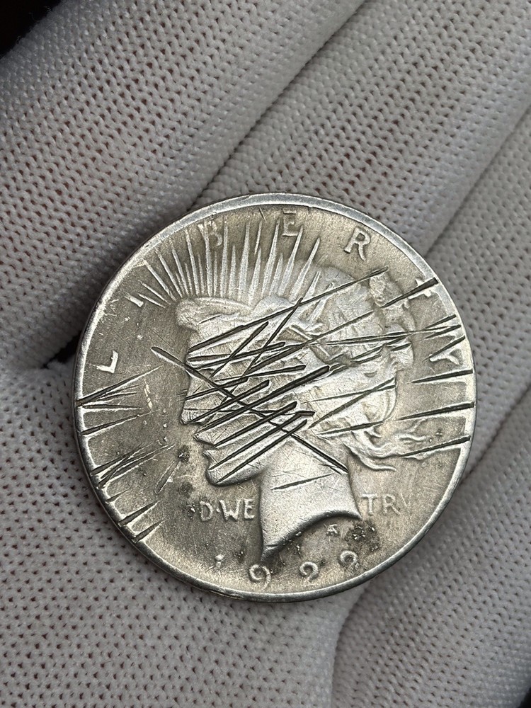 1 Dollar 1922 Two Face Batman  The Dark Knight Silver Plated
