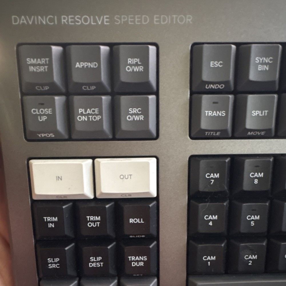 Blackmagic Design DaVinci Resolve Speed Editor Video Editing Controller USB-C