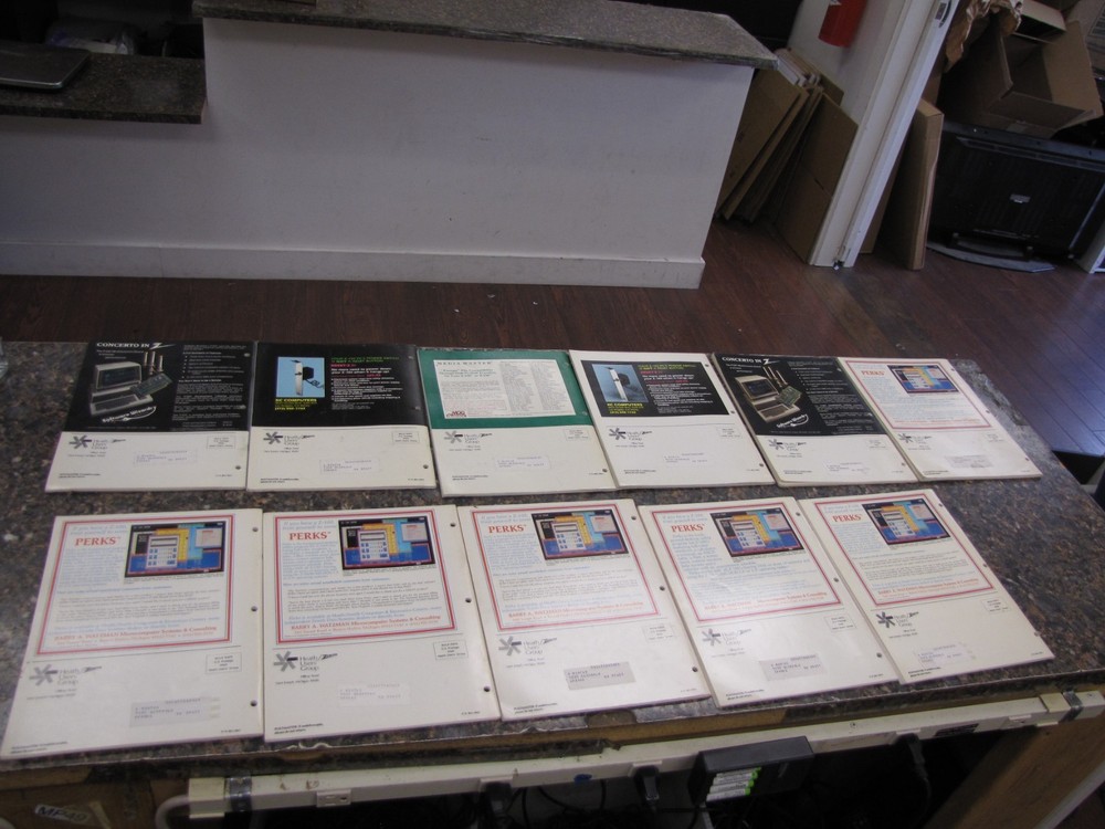 1985 REMark Heath Zenith User Group Magazines Computer Advertisements FEB-DEC