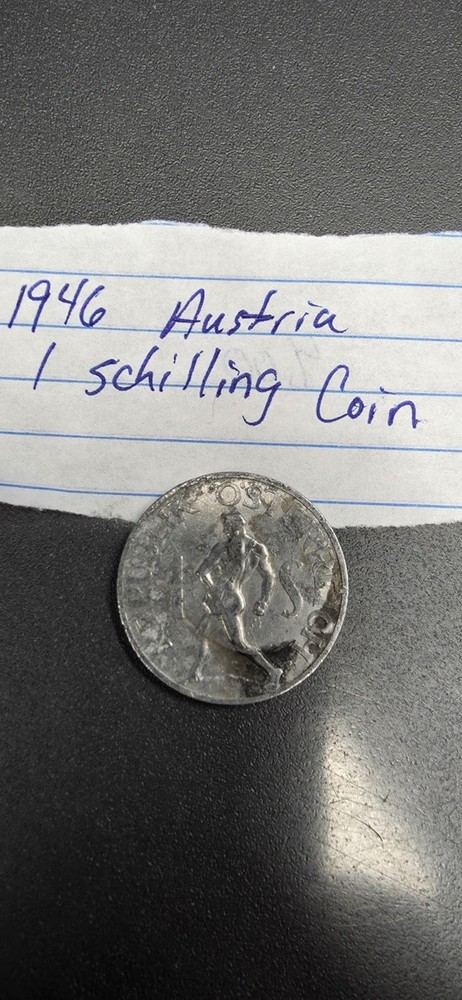 AUSTRIA COIN SCHILLING 1946 1 Schilling