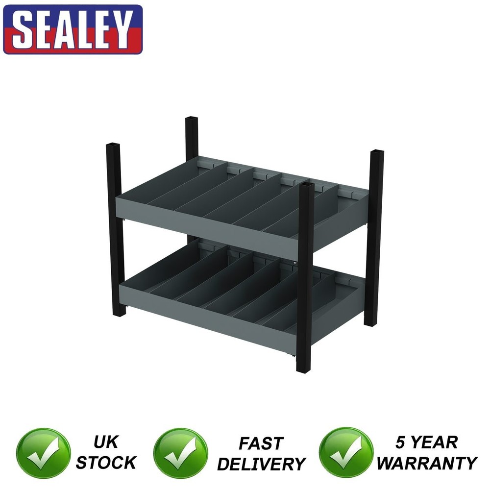 Sealey Modular Storage Mid Unit 2 Compartment Shelve 580mm APMRM4