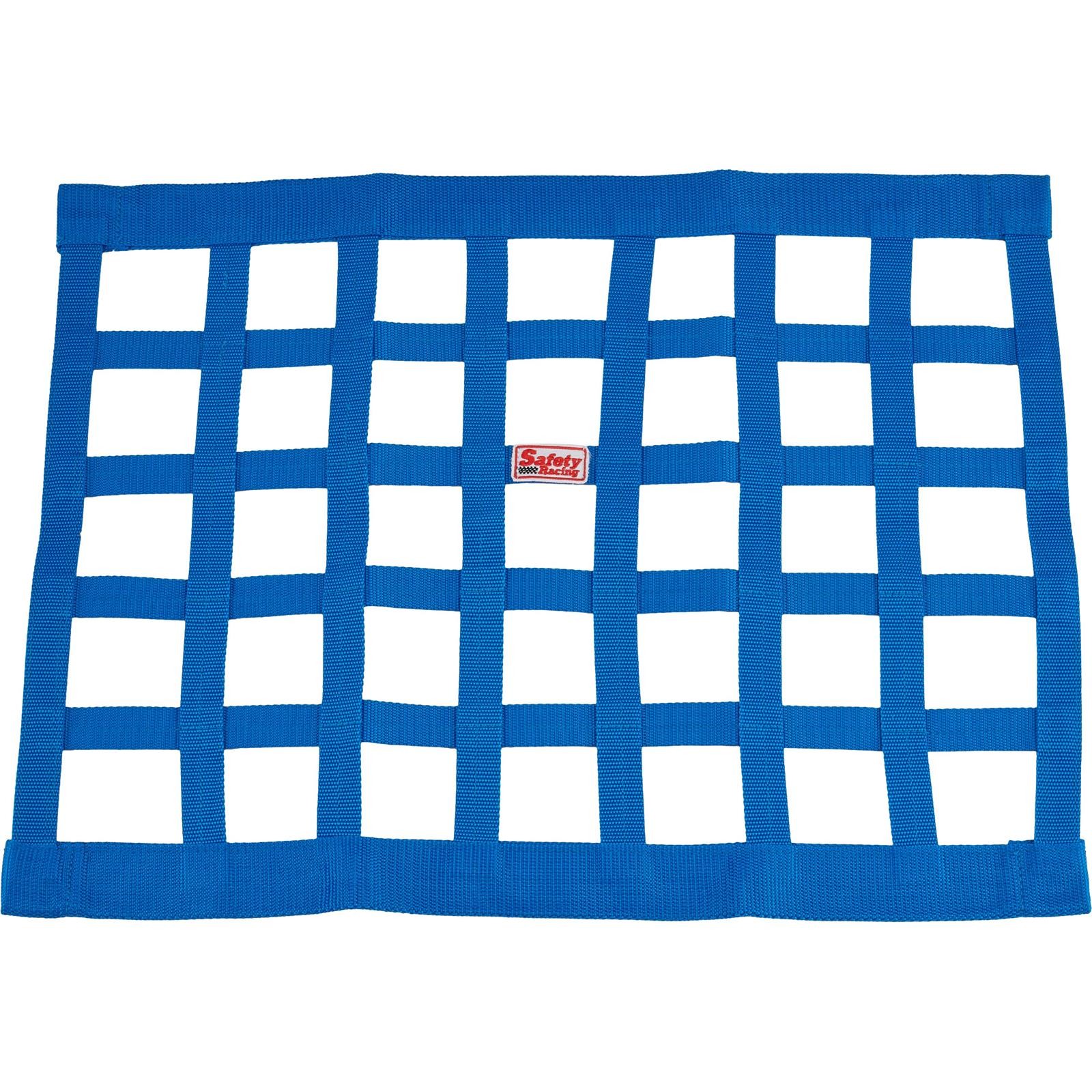 Safety Racing 18 x 24 White Ribbon Style Window Net, Nylon/Polyester