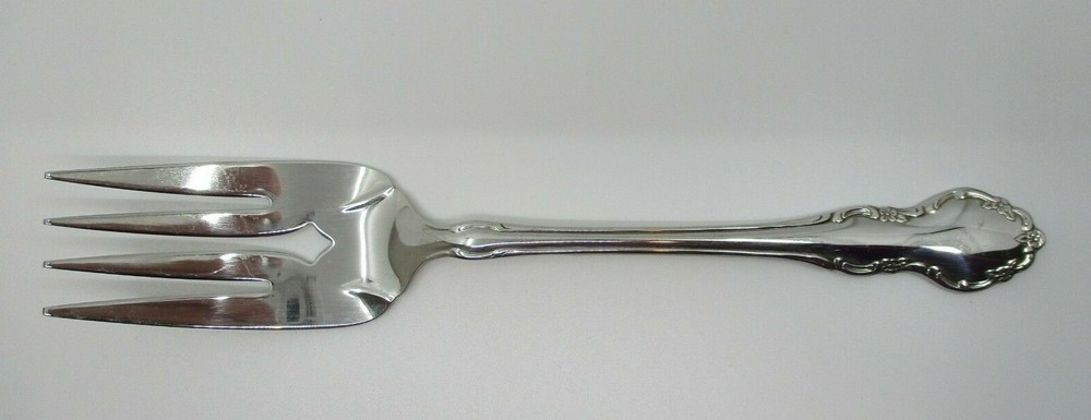 ONEIDA STAINLESS TENNYSON COLD MEAT FORK-  8 1/2"- 03E