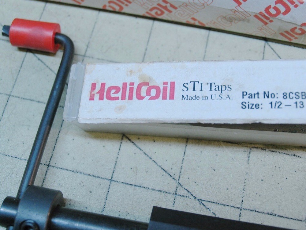 One 1/2-13 Heli-Coil Inserting Tool #7551-8 with 10 inserts