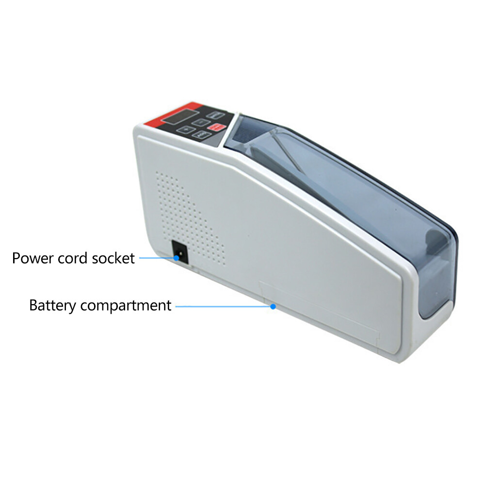 Mini Portable Money Counter Machine - Fast 600 Bills/Min Counting