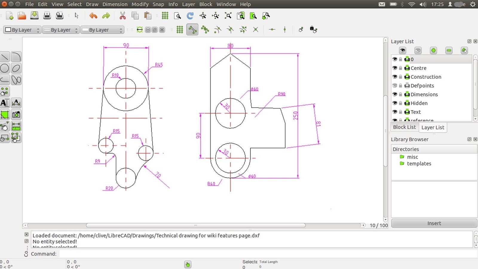 Libre Cad - 2D CAD Computer Aided Design Software for Windows & MAC on CD-ROM