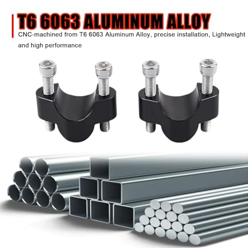 20MM Higher Handlebar Riser Mount Bracket CNC Raise Clamps Handle Bar Clamp