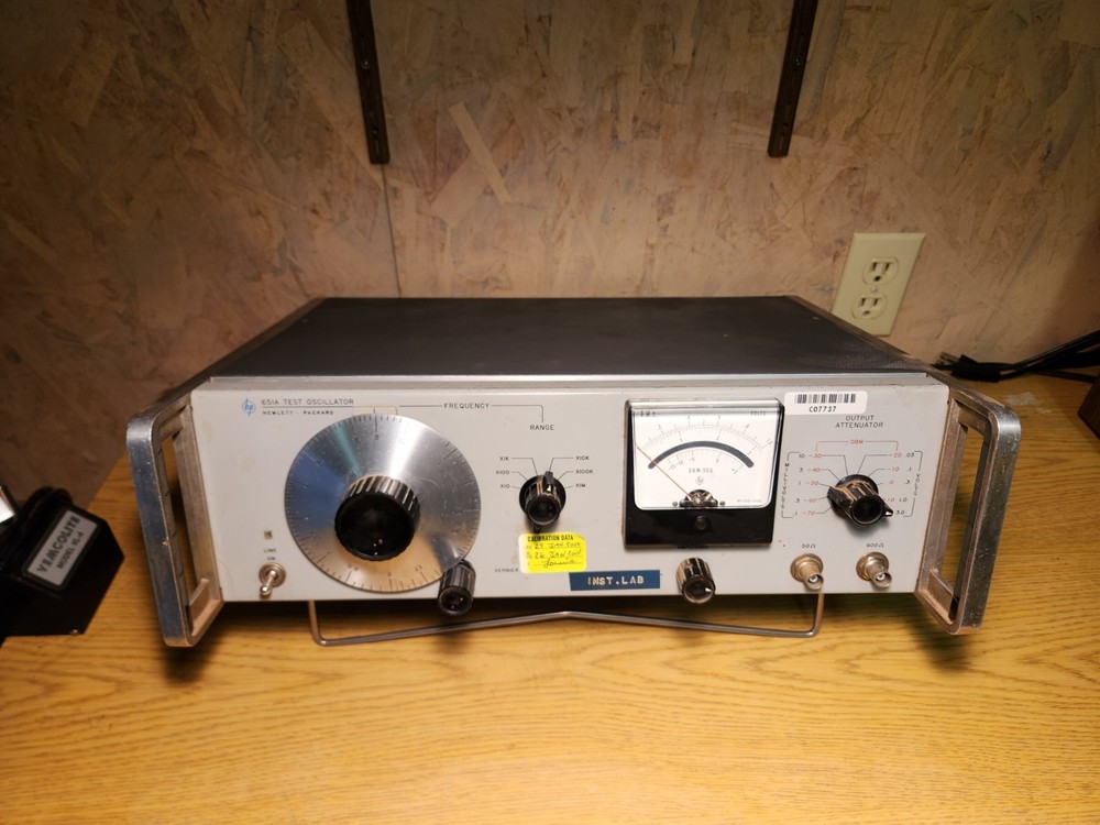 1960’s Hewlett-Packard 651A Test Oscillator - Untested.