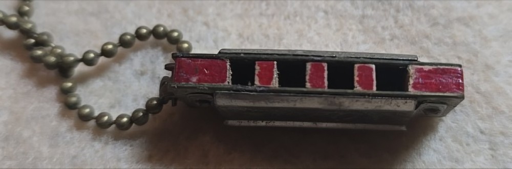 Vintage Japan Midget Harmonica 1.5" Mini