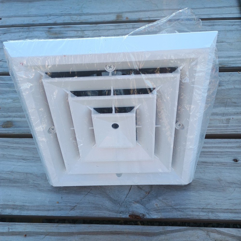 AIRTEC MV4S 4-Way Diffuser Grille for 4/5/6" Duct