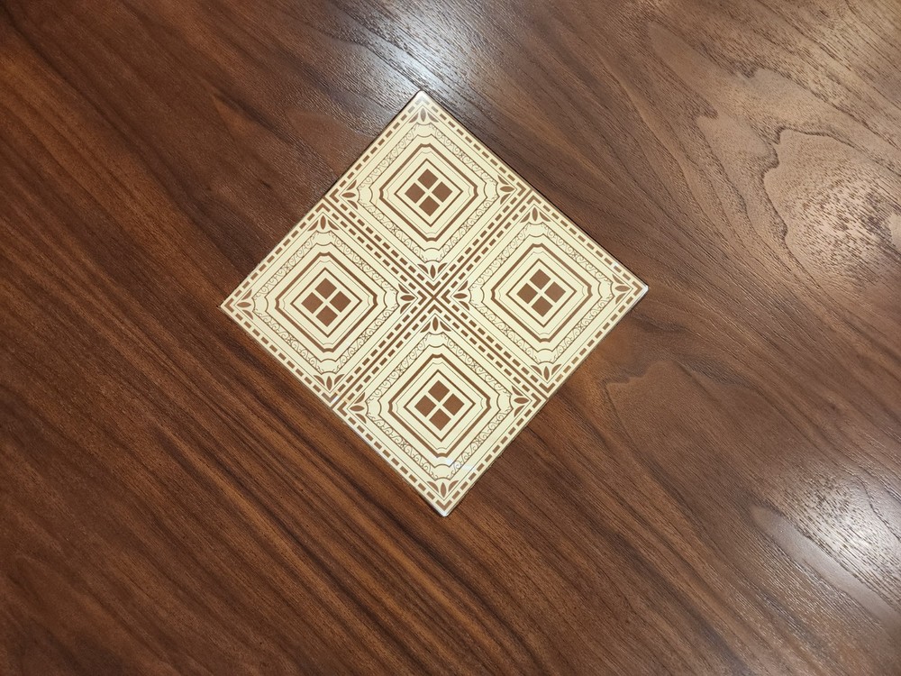 Mid-century Modern Walnut Round Coffee Table